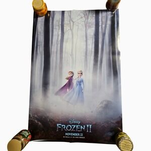 Frozen II 2019 Original Advance Movie Poster 27x40 Kristen Bell Idina Menzel D/S